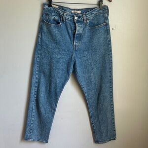 Levi's Straight Leg Blue Jeans